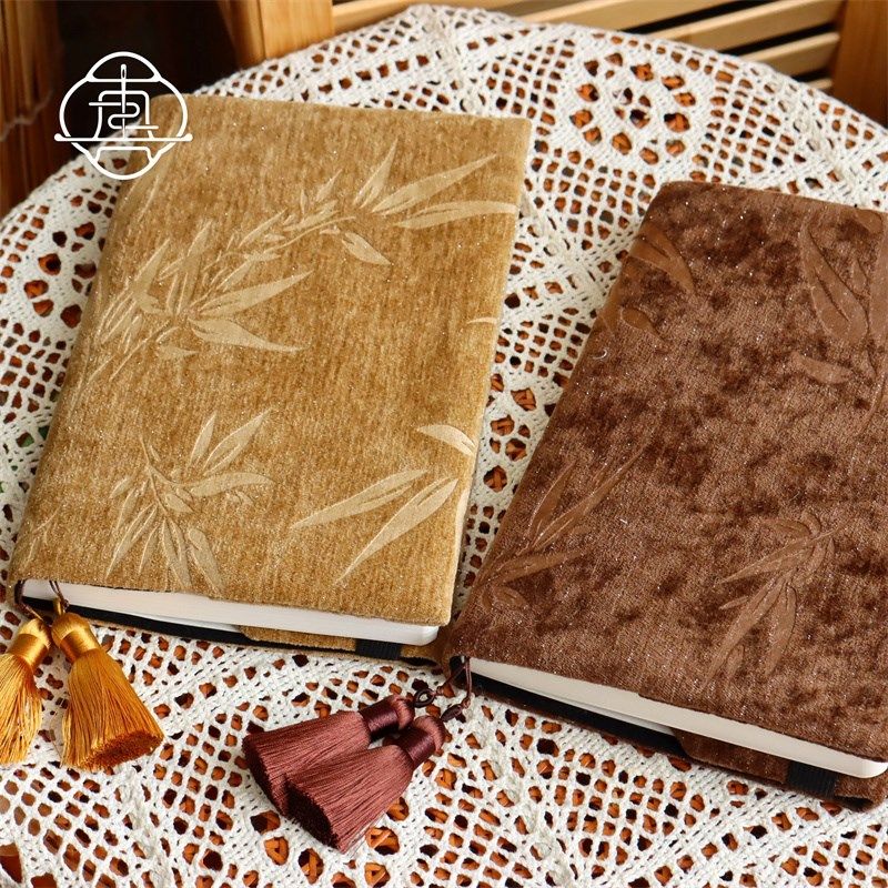 真我 灵光古竹 复古绒国风新中式手账本布书衣A5A6日记送走心礼物,文具电教/文化用品/商务用品,手帐/日程本/计划本,淘宝优惠券,粉丝福利购,淘宝优惠卷