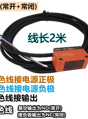 方形背景抑制光电开关激光漫反射传感器JR32-30N感应黑色透明物体