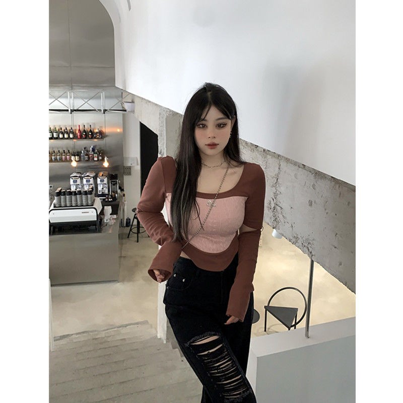 300斤特大码女装松紧高腰宽松牛仔裤女胖mm设计感破洞直筒阔腿裤