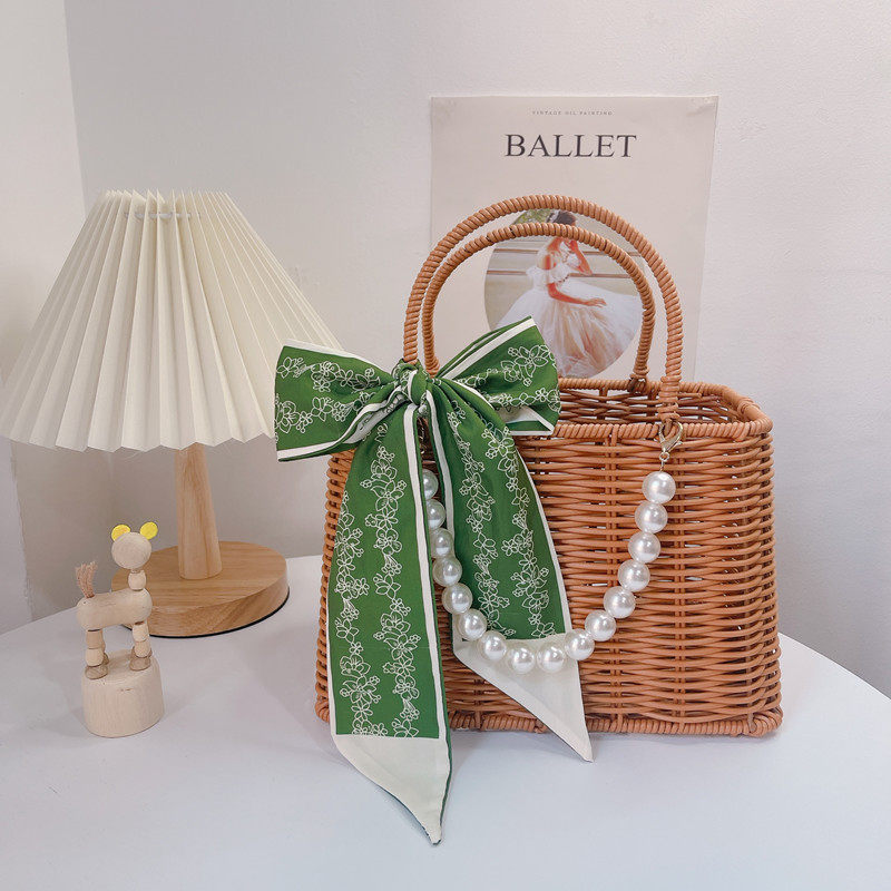 法式森系伴娘编织藤编礼品盒结婚伴手礼手提篮生日节日礼物包装盒