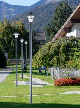 3M3.5MLED庭院灯现代简约户外防水庭院灯花园户外草坪小区别墅