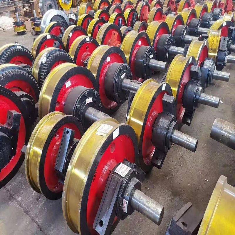 厂家起重机配件车轮大车运行轮子驱动轮起重机轮LD200LD00QD500