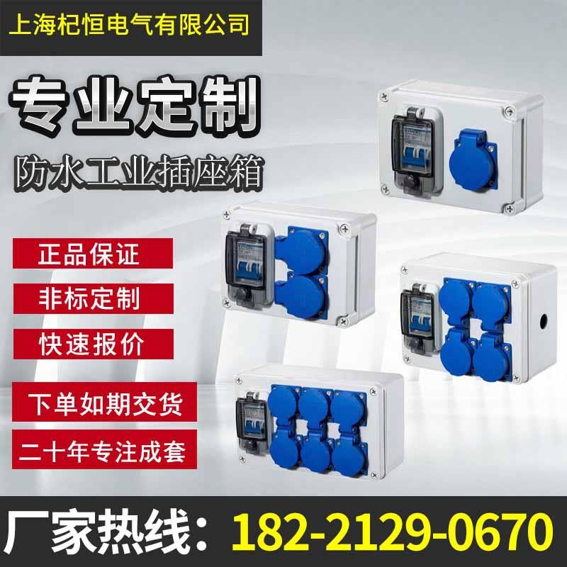 工业手提插座箱移动式检修箱防雨塑料工地配电箱临时箱