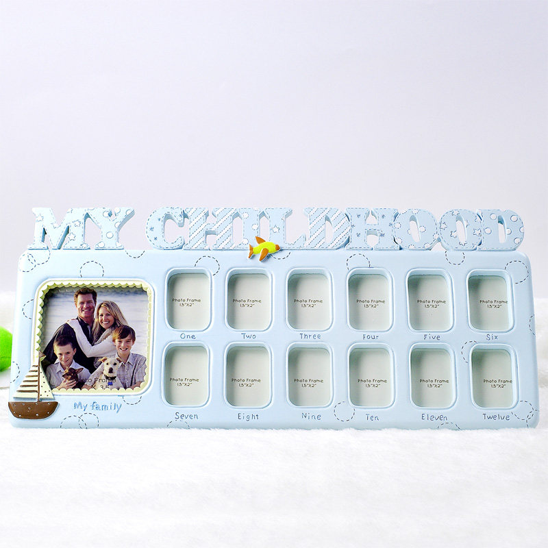 宝宝成长记录相框摆台儿童周岁纪念相片组合相架挂墙加洗照片冲印,家居饰品,相框/画框,淘宝优惠券,粉丝福利购,淘宝优惠卷