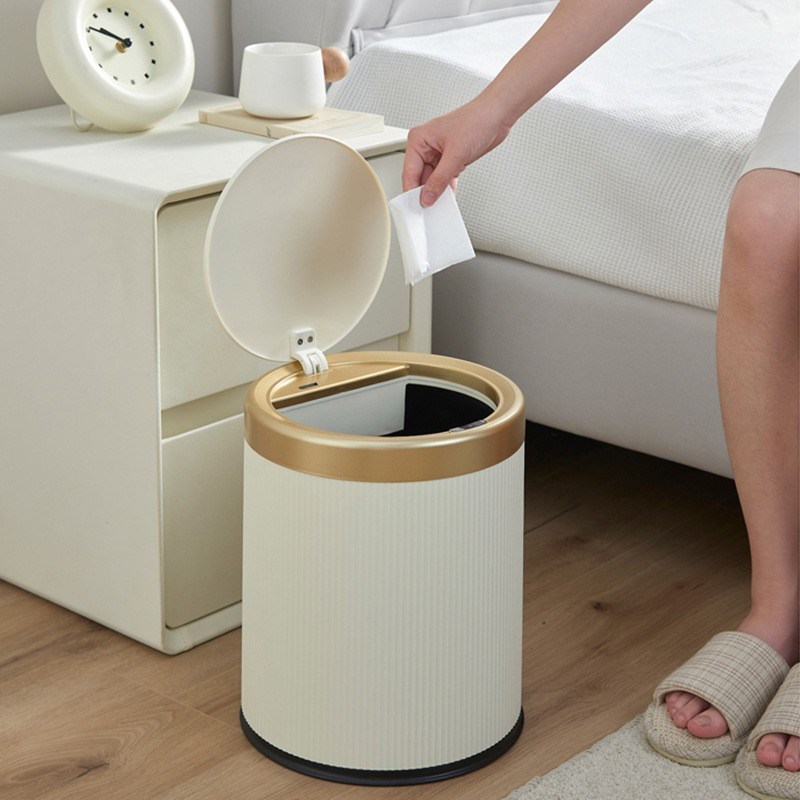 智能垃圾桶全自动感应家用客厅厨房轻奢厕所卫生间2024新款
