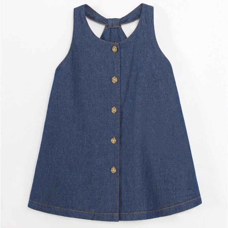 伯米吉童装2024夏季新款女童牛仔背心裙宝宝儿童装纯棉洋气连衣裙,童装/婴儿装/亲子装,连衣裙,淘宝优惠券,粉丝福利购,淘宝优惠卷