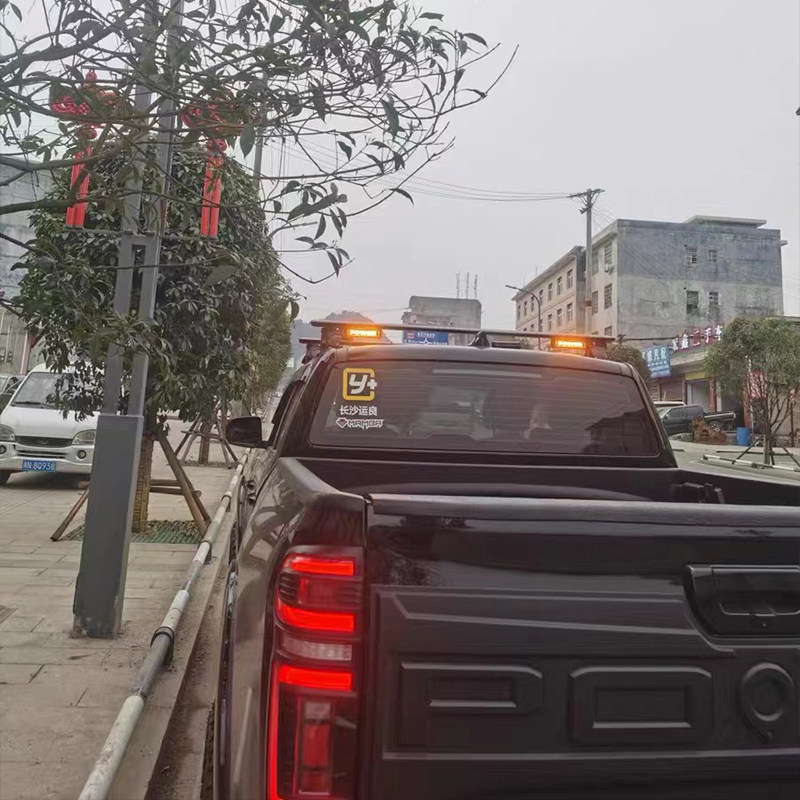长城炮车顶行李架中网爆闪提示警示示宽灯应急救援皮卡龙门架改装