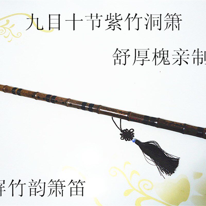 玉屏箫新款笛九目十节紫竹洞箫乐器专业演奏萧八孔六孔箫舒厚槐制