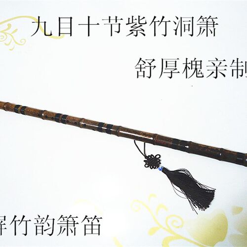 玉屏箫新款笛九目十节紫竹洞箫乐器专业演奏萧八孔六孔箫舒厚槐制