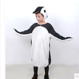 儿童成人动物表演服装 小荷风采幼企鹅 长版外套演出舞蹈镇店之宝
