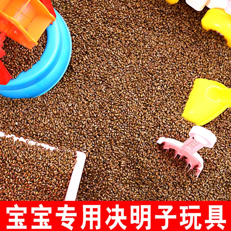 小颗粒决明子玩沙漏枕头填充专用儿童夏天体感凉爽纯生决明子枕芯