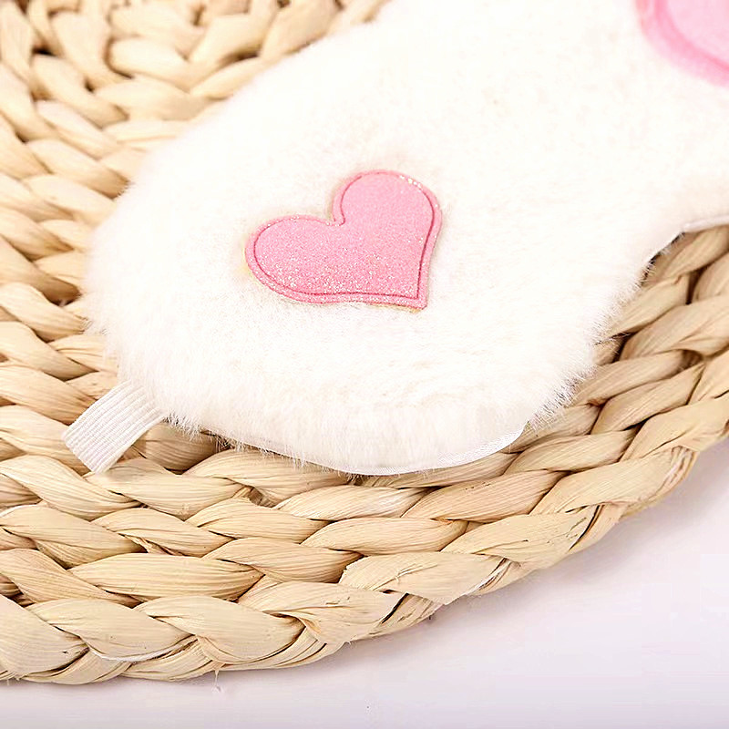 可爱卡通个性甜美睡眠眼罩缓解疲劳遮光午休眼罩儿童学生男女睡觉