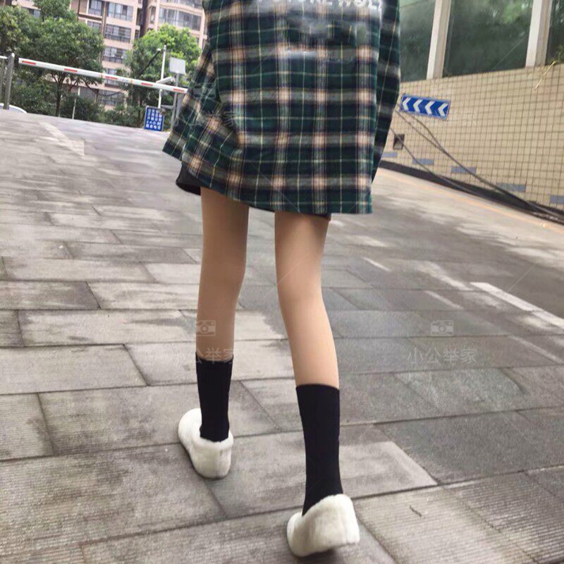 光腿肉色神器秋冬季加绒加厚假透肉打底裤女防勾丝连裤袜连脚丝袜
