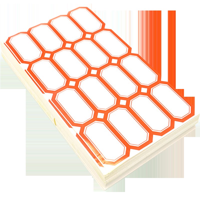 包邮 标签纸实验室用便签贴红/蓝色自粘性不干胶价格贴纸70张/本