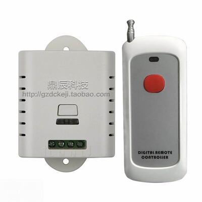 500米水泵无线遥控器开关220V单路模块电灯具马达带手动控制器