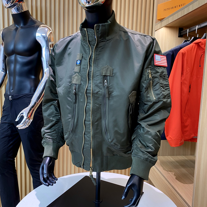 法风MA-1飞行员夹克!秋季防水防风男士立领宽松面包服机车外套潮