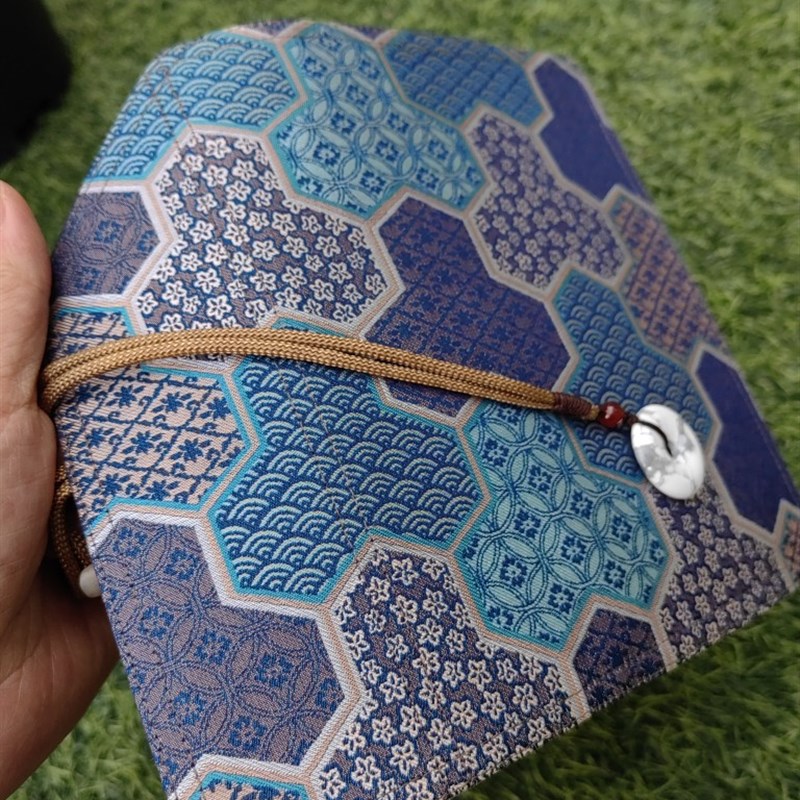新品上市知秋家™  [子君]国风高档真丝宋锦钢笔笔帘笔袋笔包