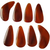 送古筝胶布 专业古筝指甲半月遥指双面弧成人儿童古筝拨片盒装 包邮