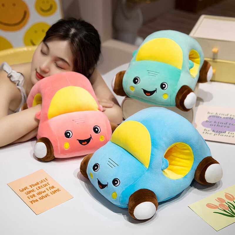 可爱小汽车午睡枕趴睡枕学生专用午休小枕头儿童神器睡觉神器抱枕