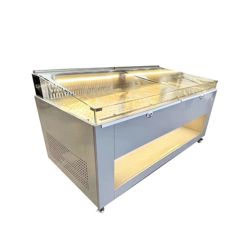 商用自助火锅烤肉冷藏保鲜柜明档展示柜风冷喷雾串串香烧烤点菜柜