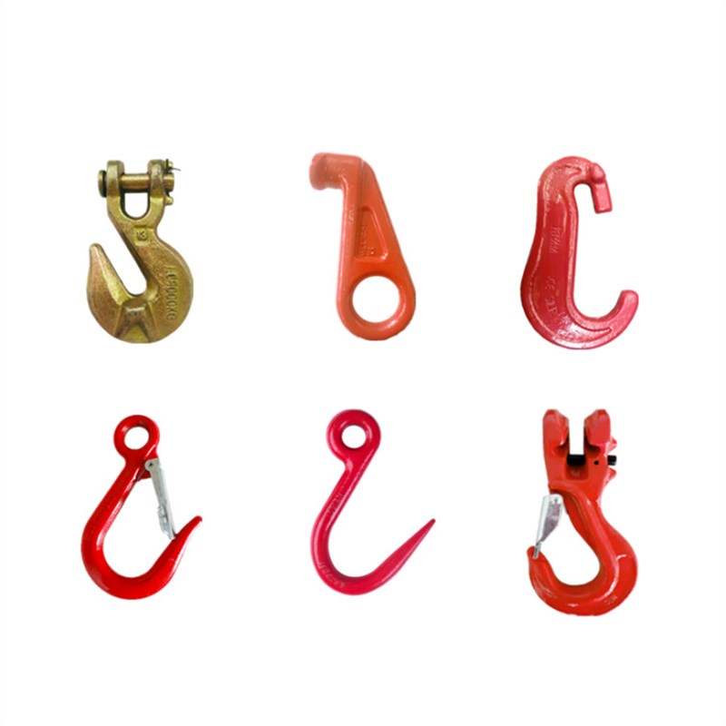 集装箱吊钩薄型强力钩钢丝绳眼型滑钩子管桩钩子环眼钩子薄片钩子