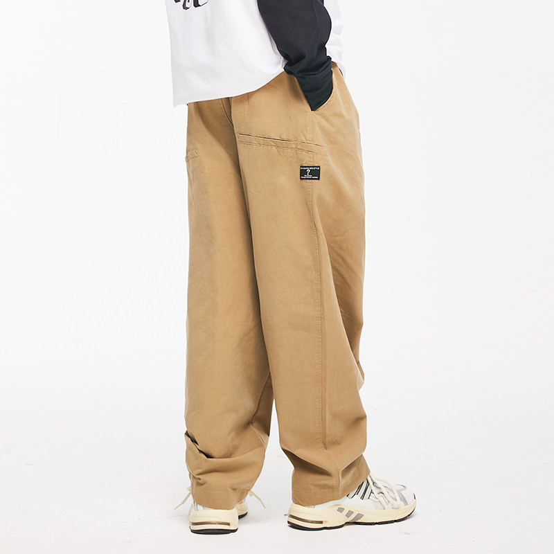 DK童装春秋款女童男童休闲裤儿童中大童宽松工装裤纯棉长裤子洋气