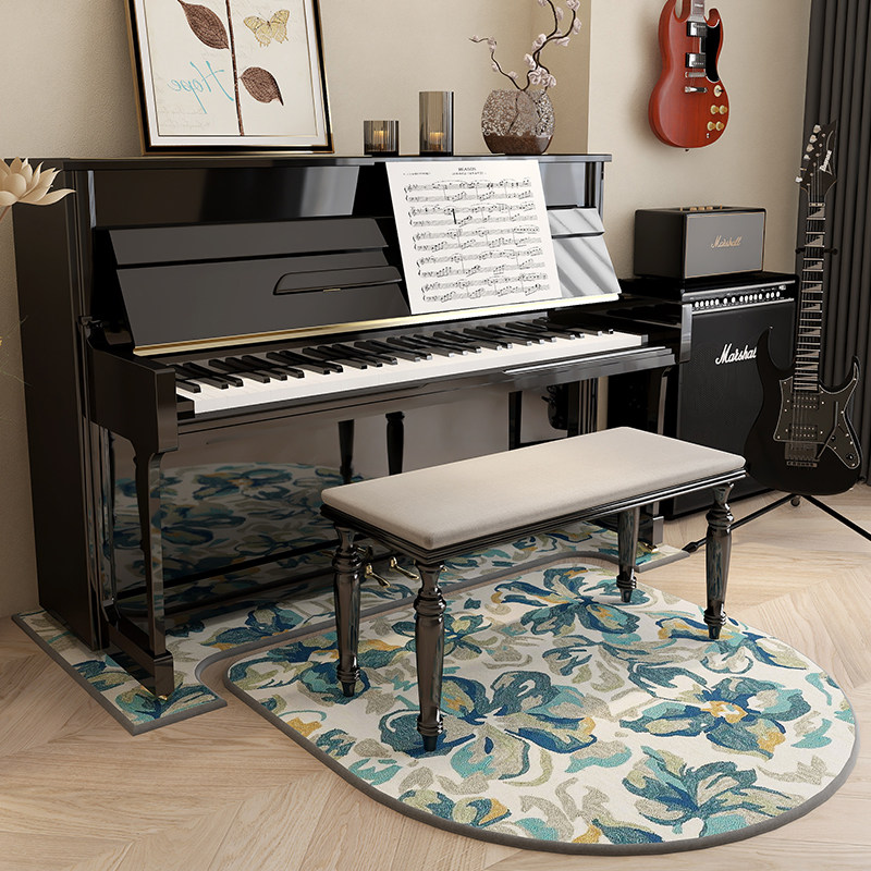 家用立式钢琴地毯专用隔音垫消音减震地垫钢琴凳垫子降噪吸音脚垫