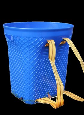 仿竹编塑料背篓大号加厚石榴背篼采茶蘑菇水果蔬菜赶集用背筐红色