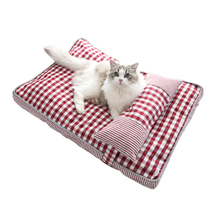 床垫宠物专用睡垫狗狗可拆洗冬季 猫咪垫子睡觉用 保暖柔软猫棉垫