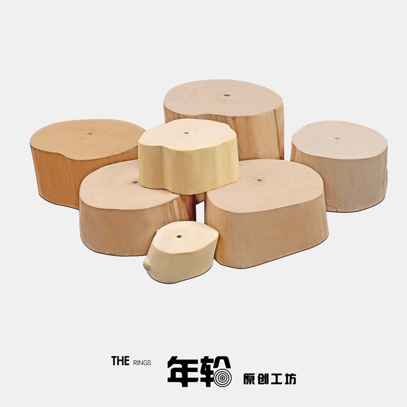 DIY鹦鹉站架原木底座猫爬架底座摆件实木墩子原木树桩花架摆件图片