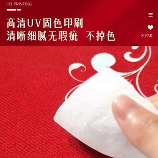 入户门地垫脚垫门垫新婚进门家用喜庆红色结婚地毯门口玄关蹭脚垫