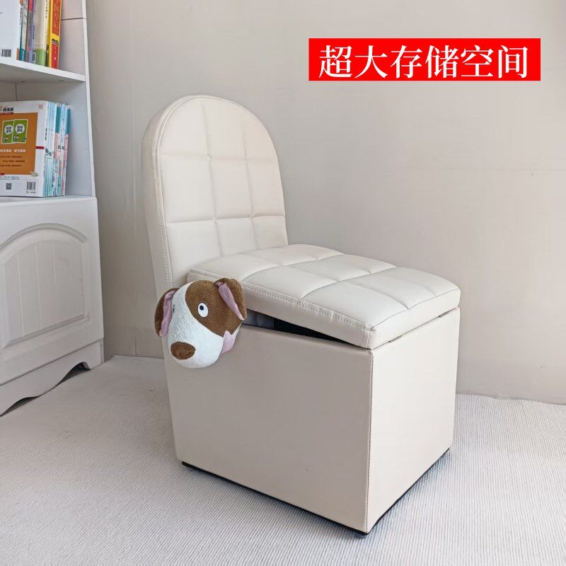 家用书桌椅电脑椅学生写字椅滑轮旋转储物收纳靠背椅客厅沙发椅子