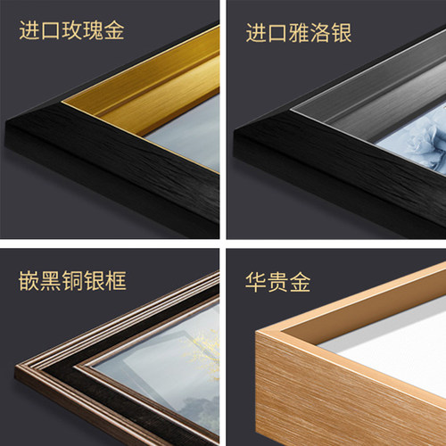 孔雀电表箱装饰画免打孔配电箱遮挡装挂画轻奢版竖款创意欧式壁画