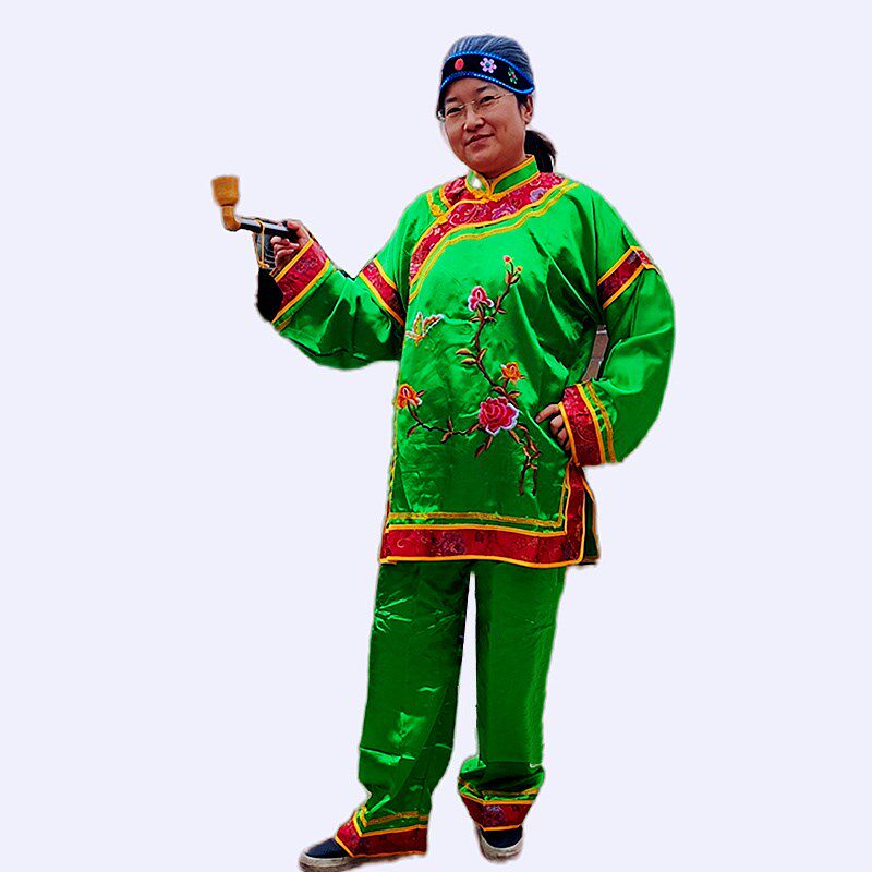 昊一家秧歌丑太婆媒婆中老年地主婆喜庆搞笑直播表演出衣服装套装
