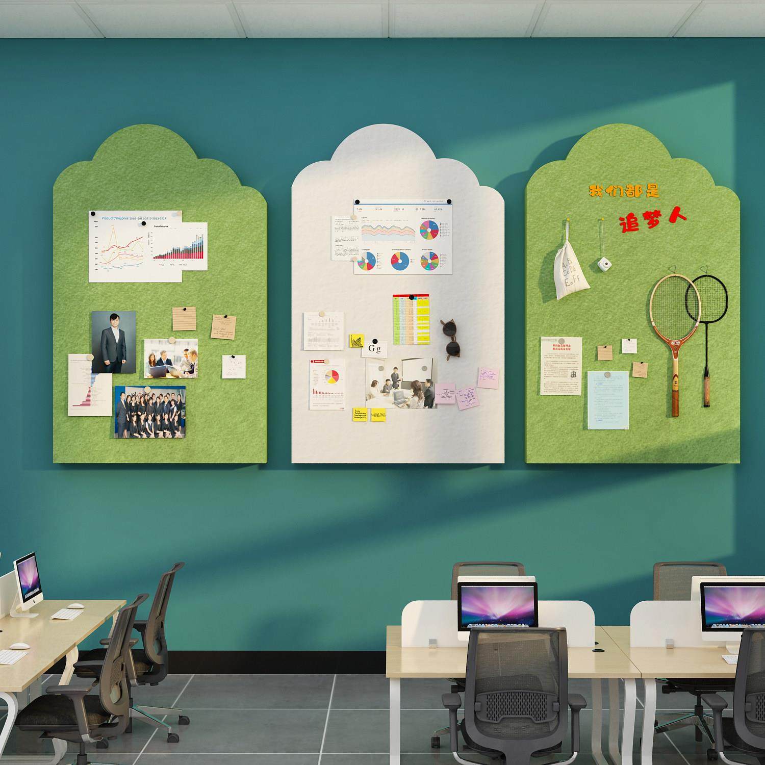 毛毡公告栏办室司墙面装饰企业文化氛围布置员工风采照片荣誉展示,家居饰品,文化墙贴,淘宝优惠券,粉丝福利购,淘宝优惠卷