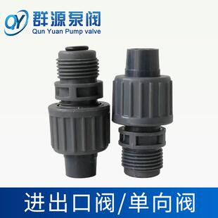 南方计量泵止逆阀米顿罗GM0050PL止回阀PVC硬管接头GM0025PQ1MNN