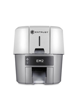 ENTRUST Datacard EM2双面证卡打印机员工卡厂牌PVC卡热升华