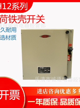 HH12-100/3封闭式熔断器负荷铁壳铁盒开关HR11HH11-/30/3/60A40A