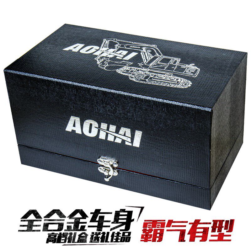 全合金遥控挖掘机玩具车大号挖土机挖机模L型工程车勾机男孩儿童