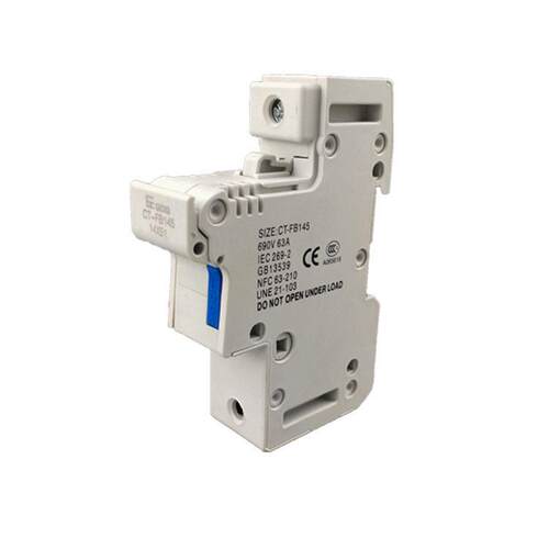 侨电直销RT18-63A熔断器底座CT-FB145 R016陶瓷14*51保险丝底座