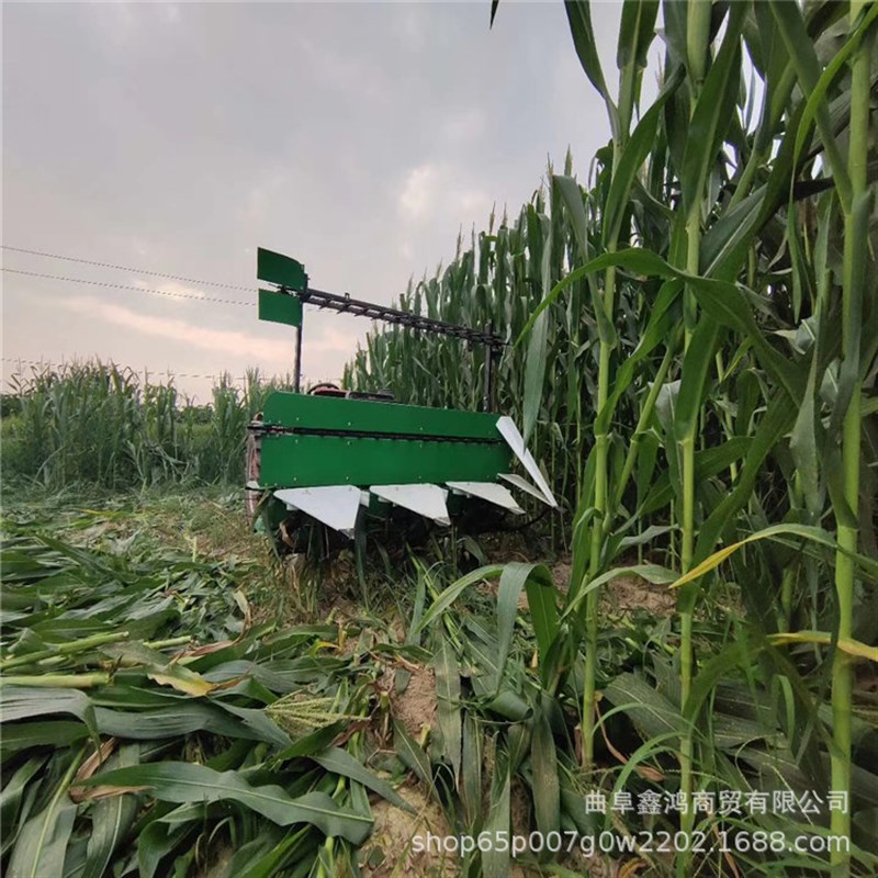 汽油自走款割晒机 玉米水稻两用割晒机手扶车带动割晒机