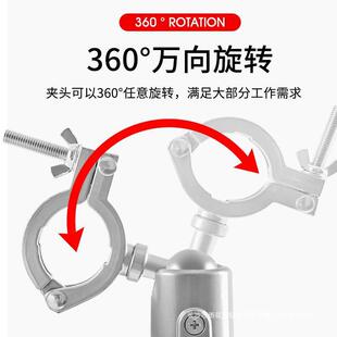 铝合金台钳小型多功能家用万向迷你小台虎桌钳工作台桌平口台虎钳