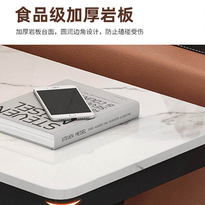 岩板沙发边几侧边柜角几客厅茶几网红可移动带轮小桌子小茶几边桌