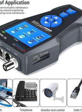 严选寻线仪网络巡线仪精明鼠英文NF8601SPING抗干扰poe线缆