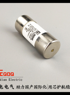 侨电R017圆柱熔断器带撞击器 22*58保险丝CT-TP22G125  电压500V