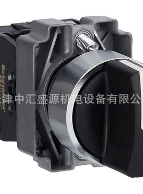 XB2BD73C选择开关3位选择开关2NO左复位右锁定ZB2BZ103C+ZB2BD7C