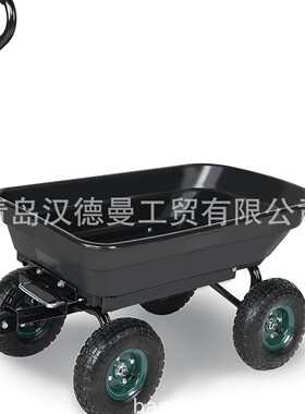 花园工具车翻斗车Garden Dump Cart with Steel Frame