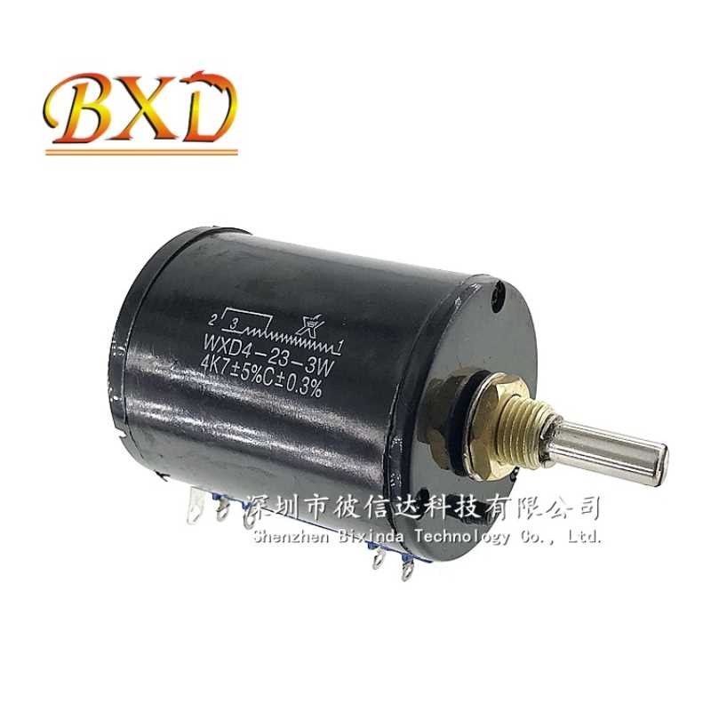 WXD4-23 3W 1K 2K2 3K3 4K7 10K 15K 22K 47K 多圈线绕电位器 5%