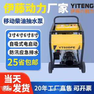 移动式 上海伊藤动力YT30DPE YT60DPE 柴油机抽水泵 YT40DPE