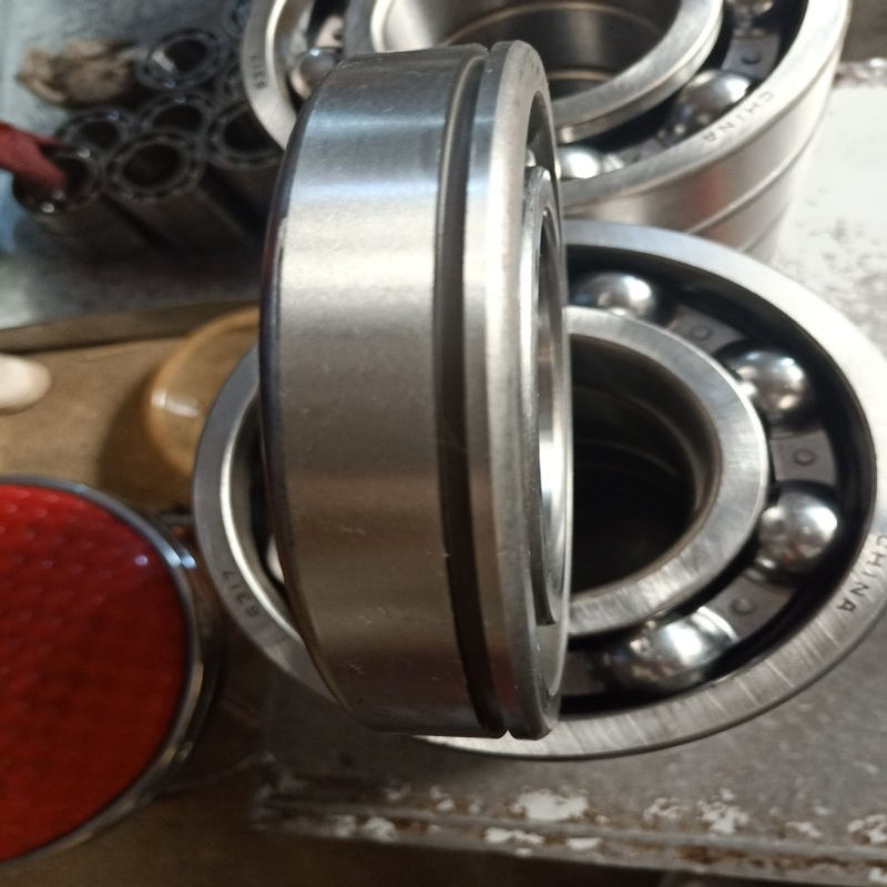 轴承工厂供应三钢材质外圈带槽6406N老代号5040650槽高碳铬钢材质